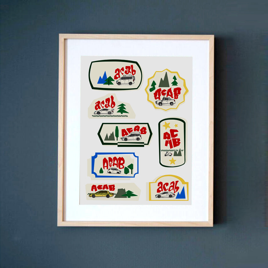 Print ACAB All Cars Are Beautiful