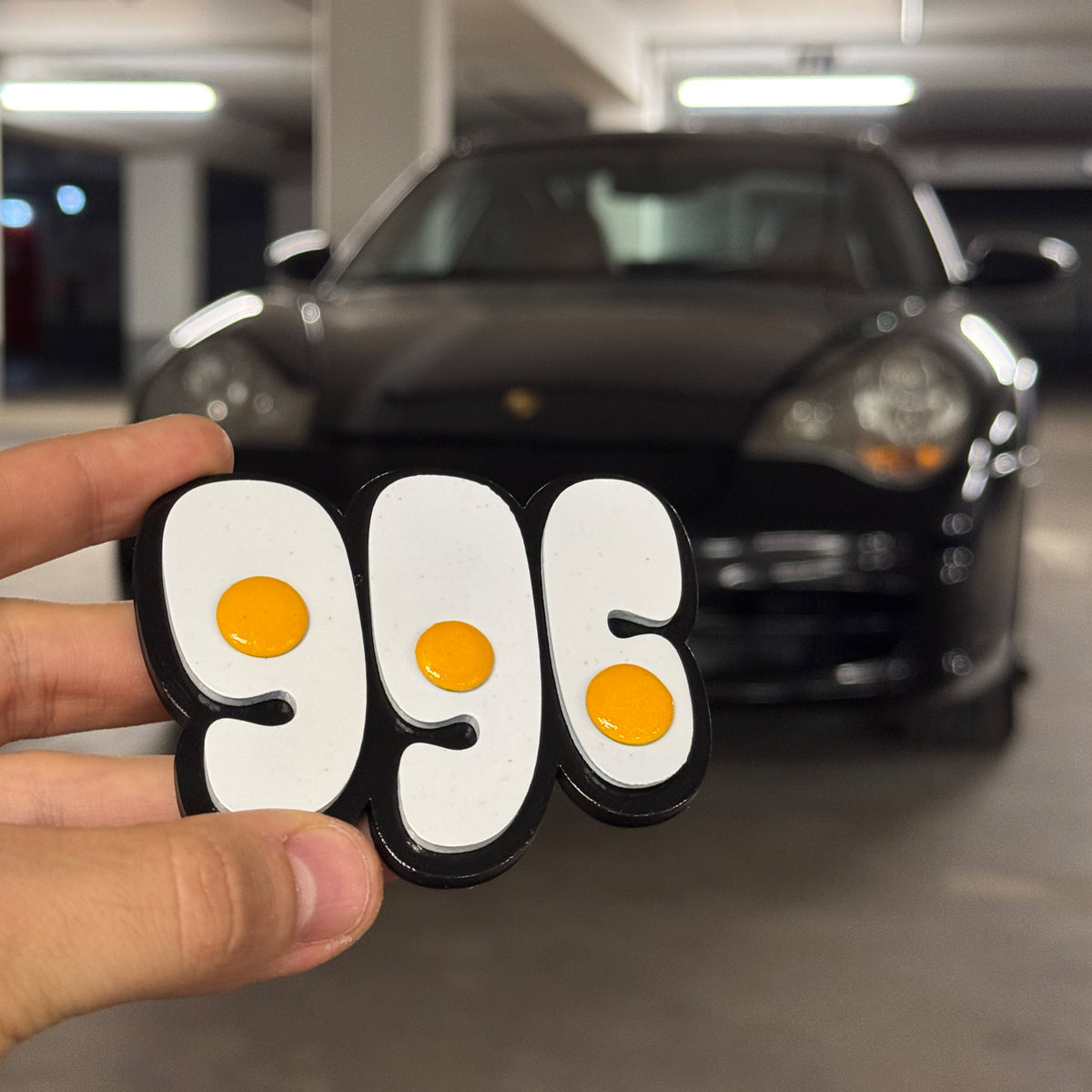 996 Fried Egg Grill Badge