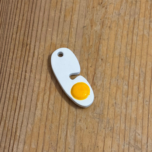 996 Fried Egg Keychain