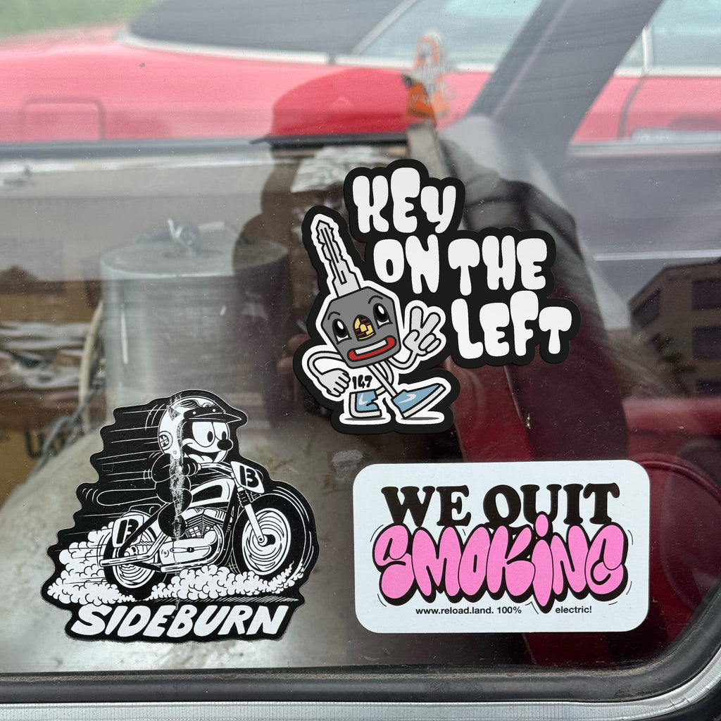 Sticker KEY ON THE LEFT Porsche 911, Cayenne und co