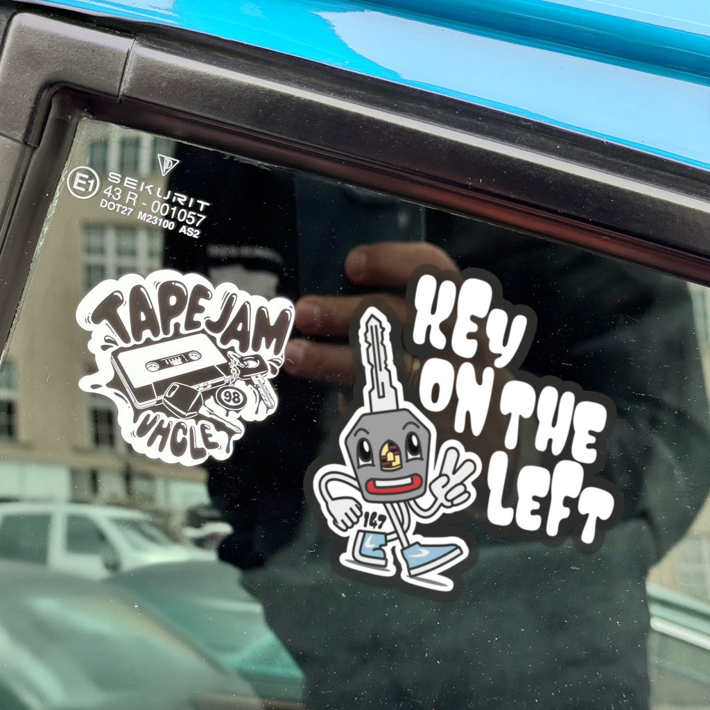 Sticker KEY ON THE LEFT Porsche 911, Cayenne und co