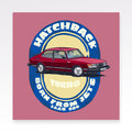 Print Saab 900 Hot Hatchback