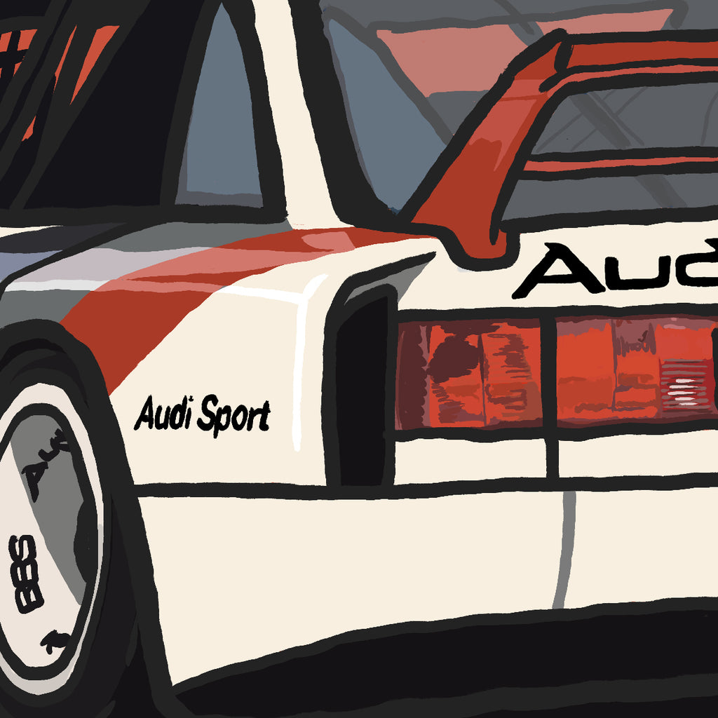 Print Audi 90 quattro IMSA GTO