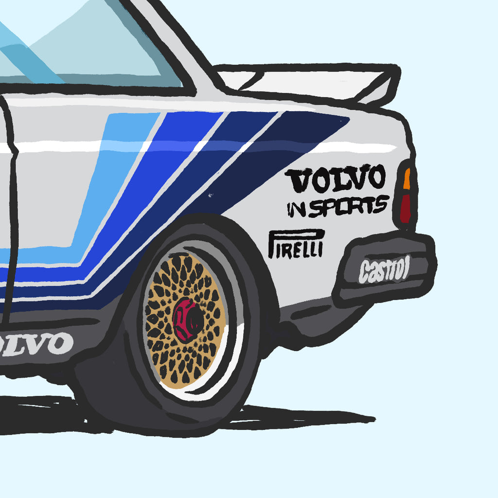 Print Volvo 242 Gruppe A