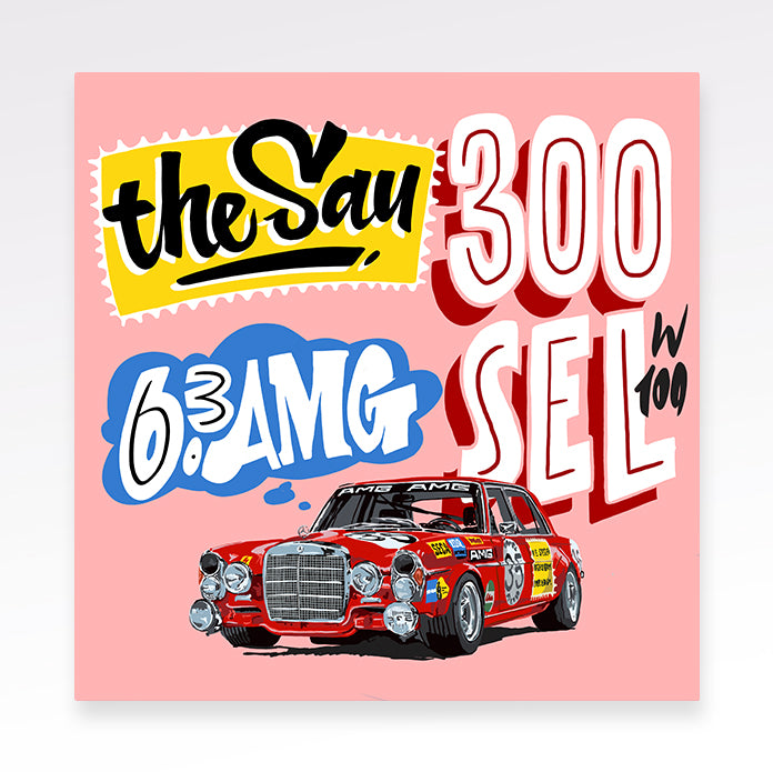 Print Mercedes-Benz Rote Sau - 300 SEL 6.3 AMG