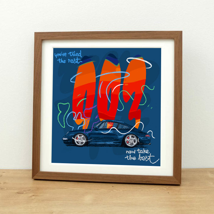 Print Porsche 993 - You tried the rest, now take the best