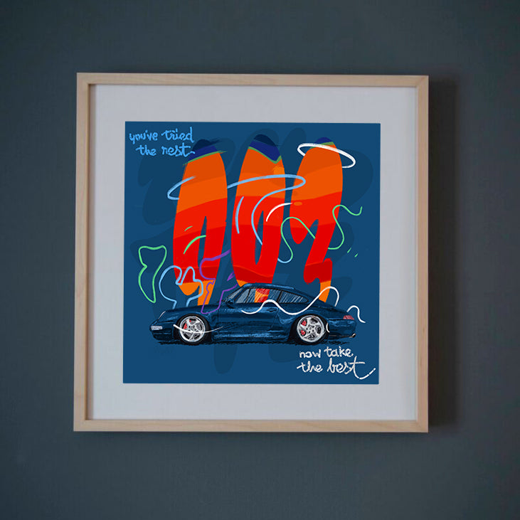 Print Porsche 993 - You tried the rest, now take the best