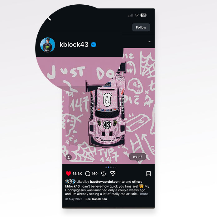 Print Ken Block's Porsche Hoonipigasus - Pegasus