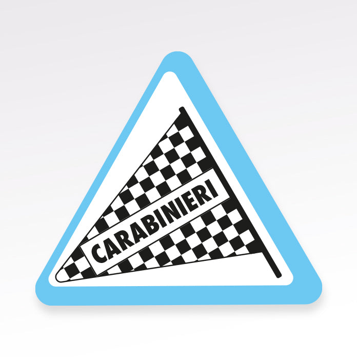 Sticker CARABINIERI als Hommage an Autodelta