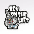 Sticker KEY ON THE LEFT Porsche 911, Cayenne und co